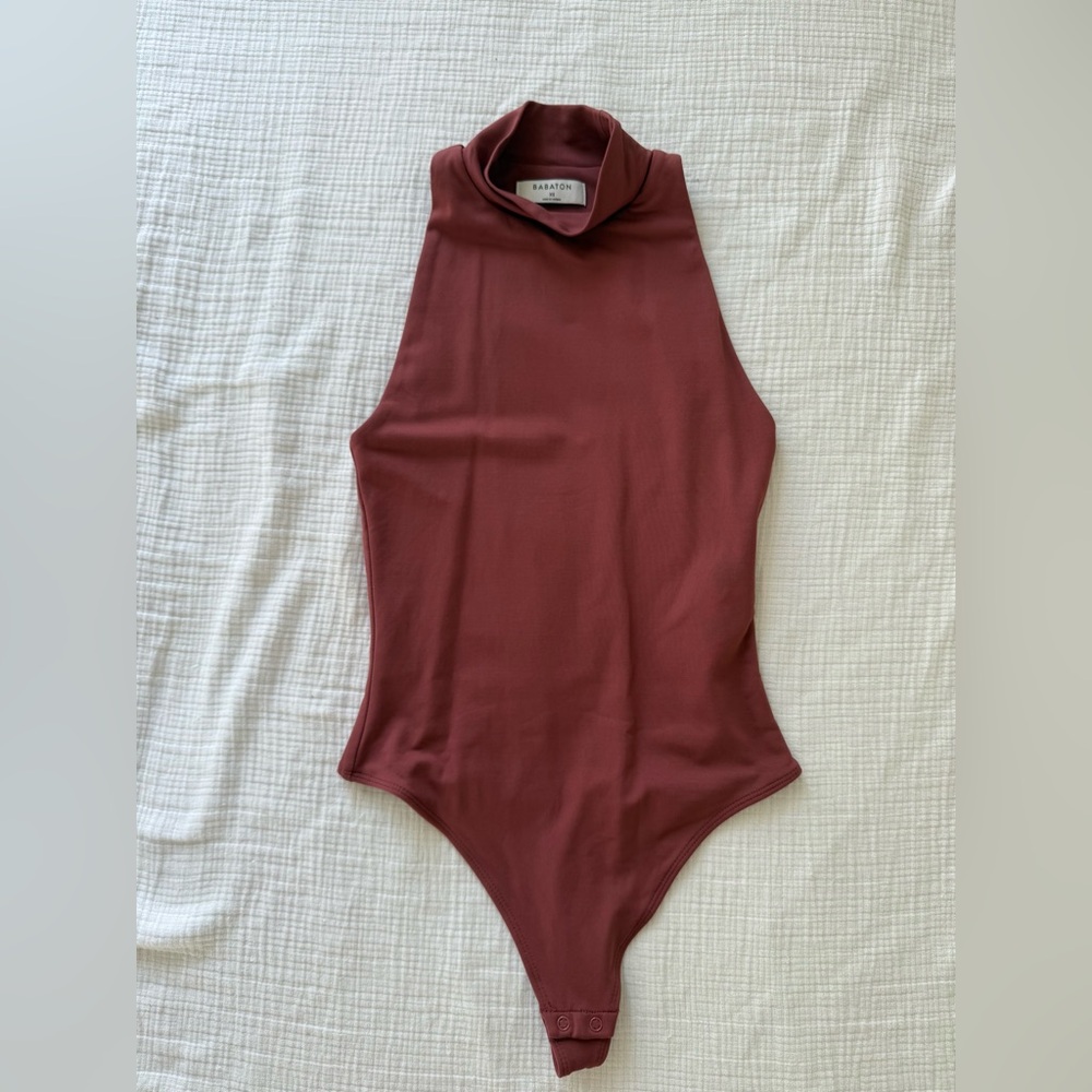 Babaton Contour Mock Neck Bodysuit